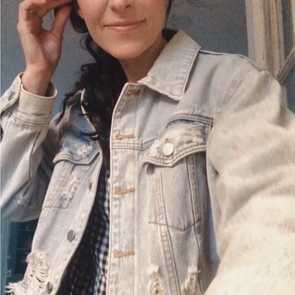 ROOLEE Cropped Denim Jacket